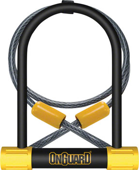 OnGuard Bulldog Standard U-Lock with Cable