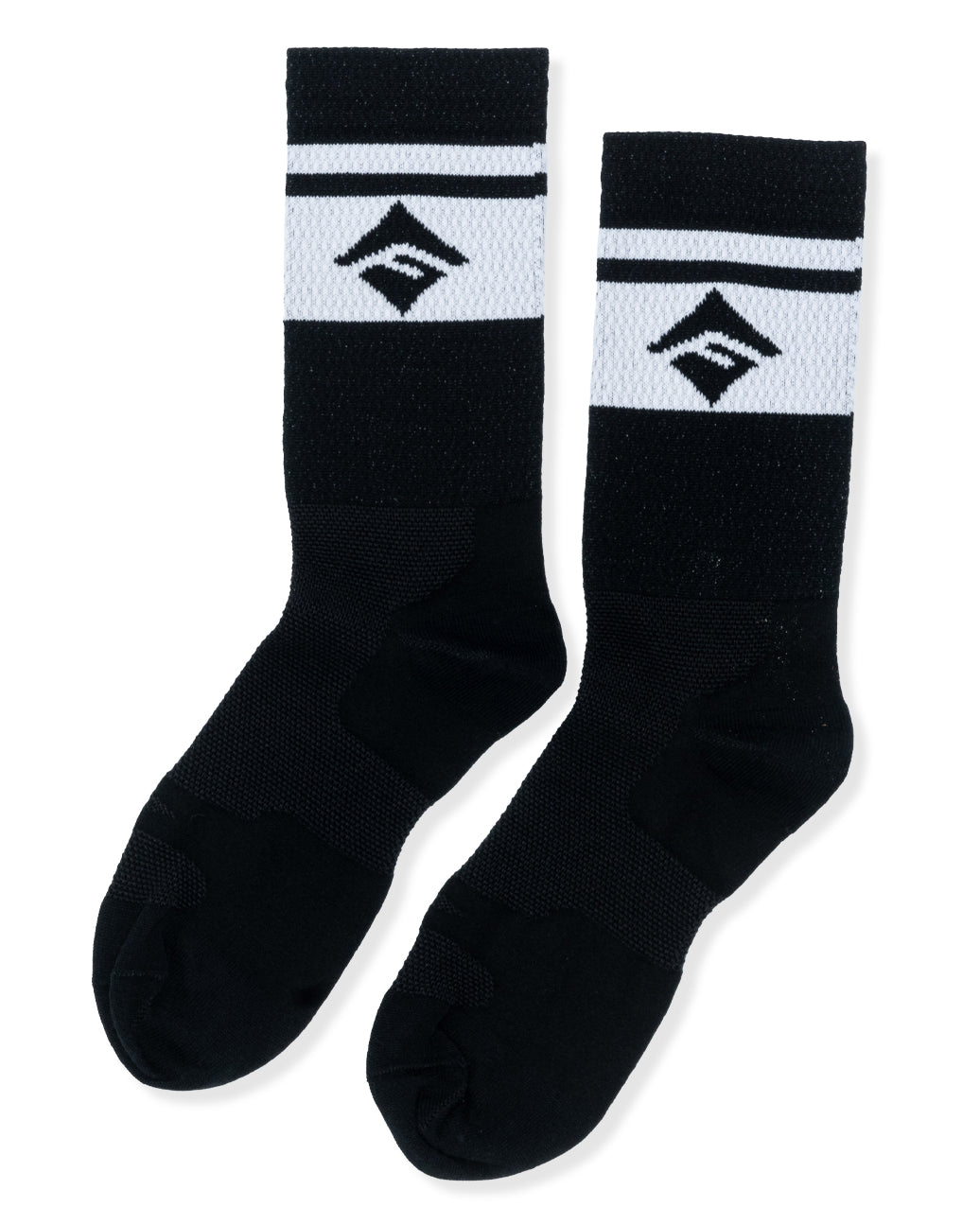 2 Tone - Tall Levitate Sock - Black/White